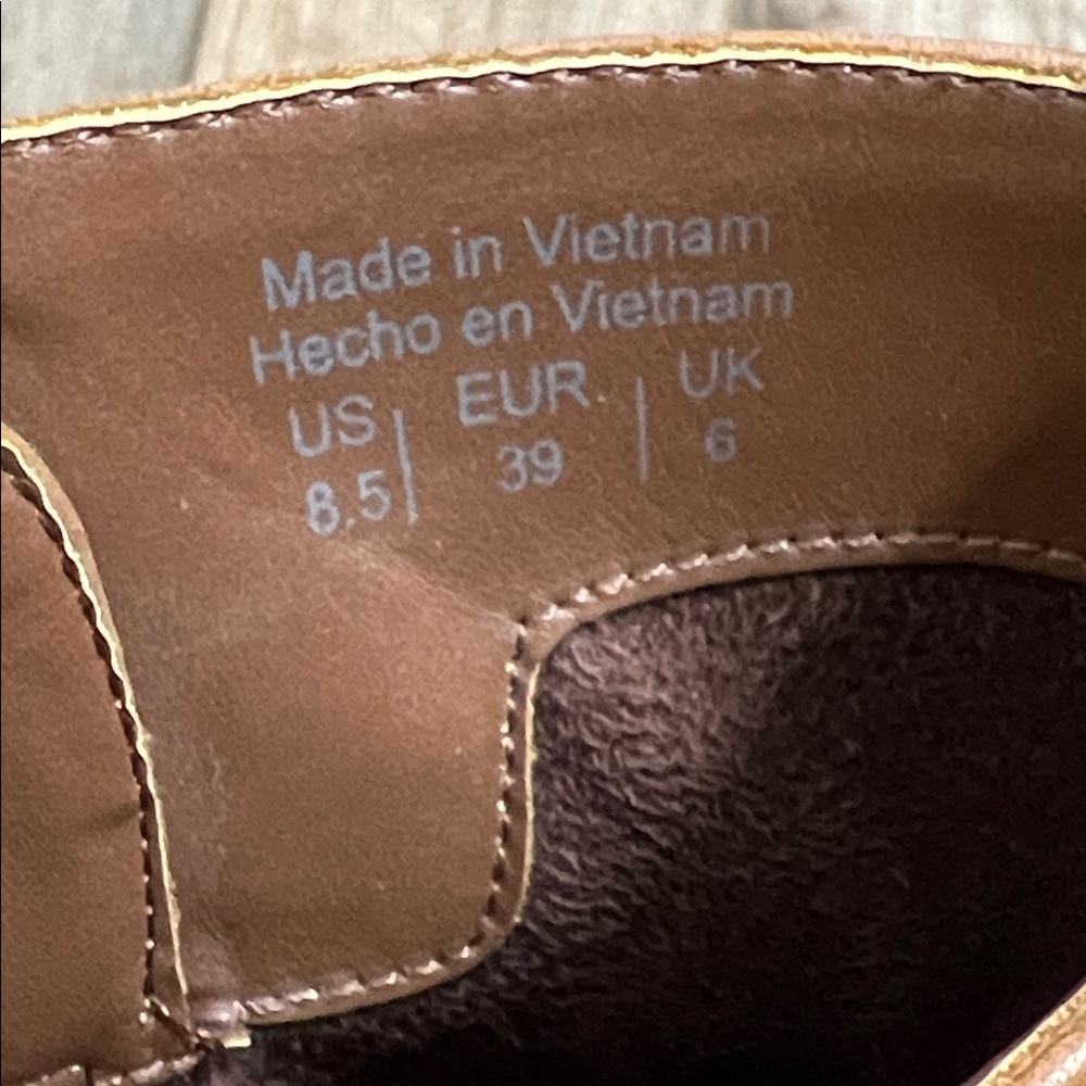 Aldo Brown Leather Boot - Sz.8.5 - Picture 7 of 10